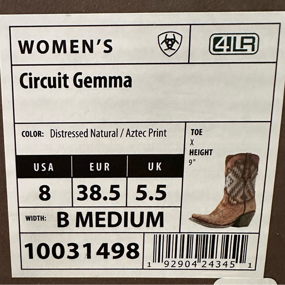New Ariat Circuit Gemma Boots - Picture 12 of 13
